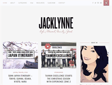 Tablet Screenshot of jacklynne.com